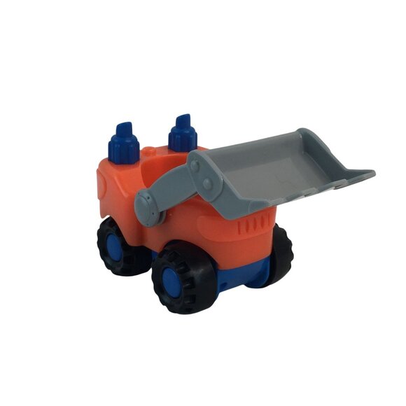 Fisher Price Little People Construction Worker w/Orange Bulldozer Vehicle - Picture 3 of 9